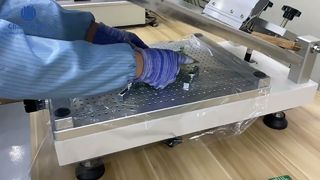 Impresora de plantillas de cilindro hidráulico 4532