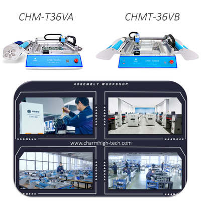 La selección de Benchtop SMT de los alimentadores de CHMT36VA CHMT36VB 58 y el doble de la máquina del lugar echaron a un lado