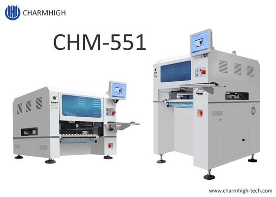 CHM551 Máquina de recogida y colocación de PCB Charmhigh para 0201 / QFN / BGA
