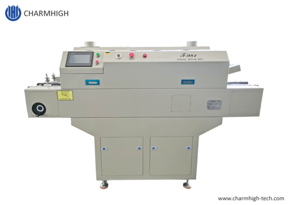 T981 Horno de reflujo de pequeña cadena para pequeñas líneas SMT BGA soldadura infrarroja y aire caliente