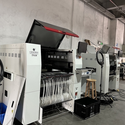 TS10 Máquina de recogida y colocación SMT 10 cabezas 100 alimentadores 01005 soporte de alta velocidad