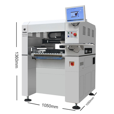 Línea SMT pequeña y media con impresora Stecnil 3250 CHM-551 SMT Pick and Place Machine 830 Horno de reflujo