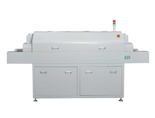 Línea SMT pequeña y media con impresora Stecnil 3250 CHM-551 SMT Pick and Place Machine 830 Horno de reflujo