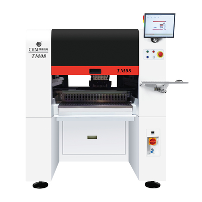 Charmhigh TM08 Máquina de fabricación de PCBA Máquina de recogida y colocación SMT 8 cabezas 80 alimentadores