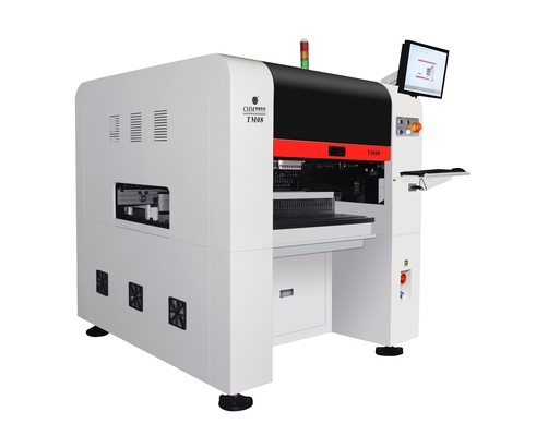 Charmhigh TM08 Máquina de fabricación de PCBA Máquina de recogida y colocación SMT 8 cabezas 80 alimentadores
