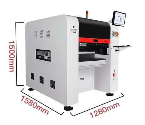 La máquina de montaje de chips SMT para fabricación de PCBA de Charmhigh TM08 CPK≥1.0