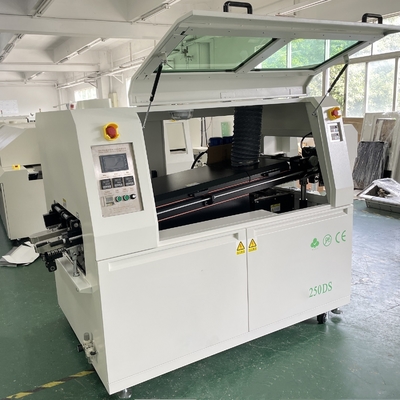 Máquina de soldadura de ondas sin plomo pequeña 250DS para la línea de producción de PCB DIP