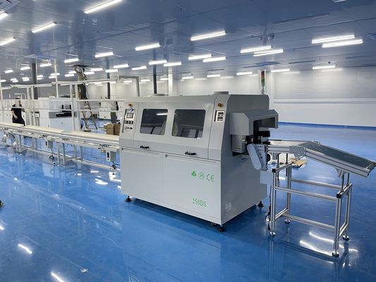 Máquina de soldadura de ondas sin plomo de 250 mm de ancho de PCB Línea de producción DIP