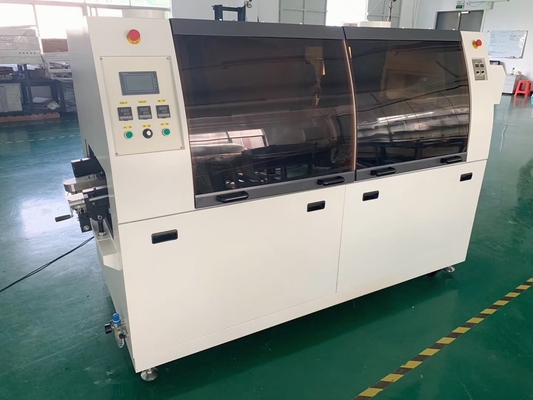 Máquina de soldadura de ondas sin plomo pequeña 250DS para la línea de producción de PCB DIP