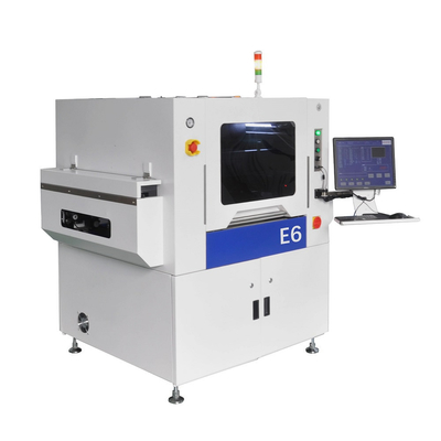 E6 Máquina de impresión de pantalla de soldadura de pasta de soldadura SMT Vison totalmente automática 600x350 mm