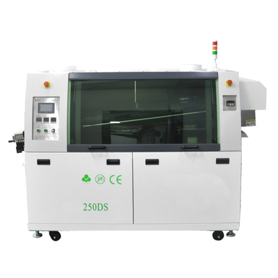 Máquina de soldadura de ondas sin plomo pequeña 250DS para la línea de producción de PCB DIP