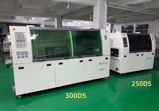 Máquina de soldadura de ondas sin plomo 250DS 300DS 350DS para la línea de producción de PCB DIP