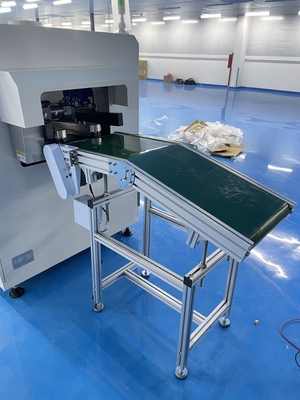 Transportador de PCB automático (en y fuera) para máquina de soldadura de ondas para línea de ensamblaje PCB DIP