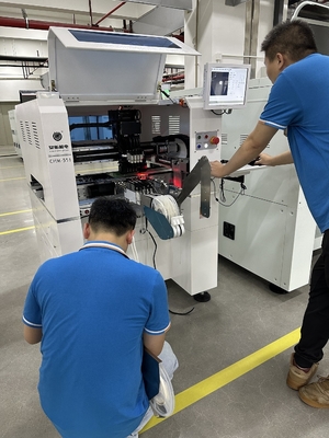 Máquina de recogida y colocación SMD de PCB universal totalmente automática con base CHM-551
