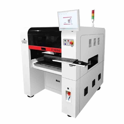 Máquina de recogida y colocación SMT totalmente automática de 6 cabezas 60 alimentadores TM06 CPK≥1.0