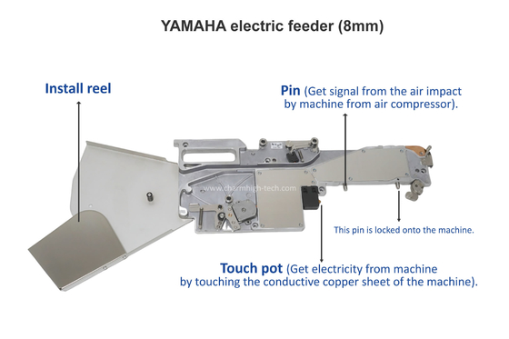 Pot de contacto (inalámbrico) alimentador eléctrico Yamaha para la máquina de recogida y colocación SMD CHM-551 Charmhigh