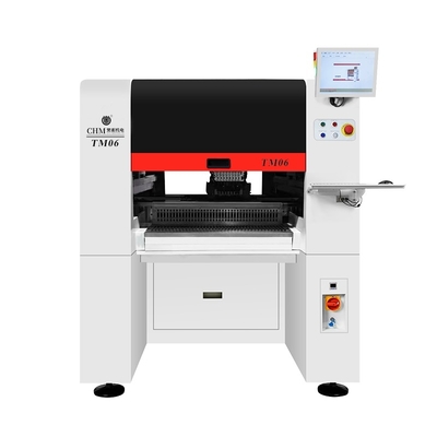 6 cabezas SMT pick and place machine TM06 transportador de PCB 60 alimentadores