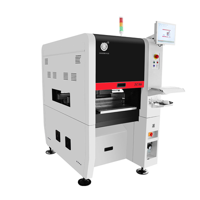 Nuevo diseño estrecho de alta precisión TC06 módulo SMT pick and place máquina 6 cabezas soporte 01005