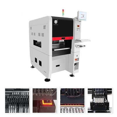 Nuevo diseño estrecho de alta precisión TC06 módulo SMT pick and place máquina 6 cabezas soporte 01005