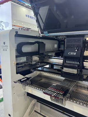Tracción de motor doble lineal Charmhigh RS10 Suspensión magnética SMT Máquina de recogida y colocación