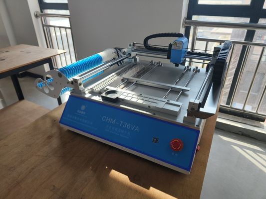 Selección de CHMT36VA SMD y máquina del lugar, alimentador de la vibración del equipo de la colocación de Smt de la sobremesa