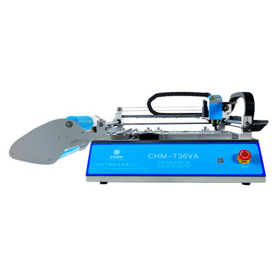 2 cabezas 29 alimentadores CHMT36VA SMD pick and place machine + dos cámaras CCD + PC externo