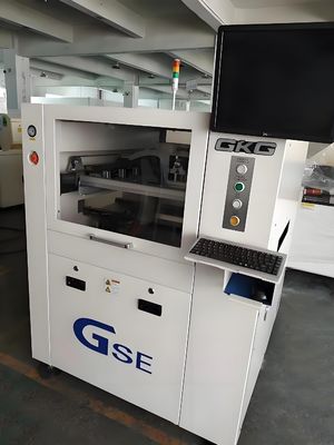Impresora de plantillas SMT totalmente automática GKG GSE, impresora de pasta de soldadura para serigrafía 400*340mm