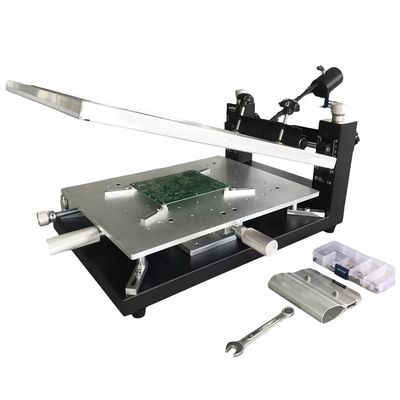 Impresora de pantalla SMT manual para ensamblaje de PCB de doble cara, 300 × 400 mm Impresión con pasta de soldadura