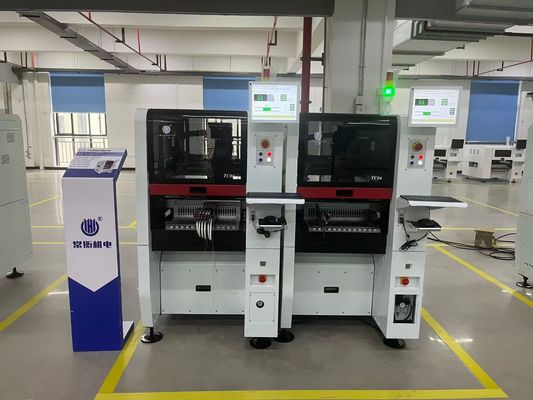 TC06 Máquina SMT de alta velocidad de 6 cabezales con plataforma de hierro fundido integrada