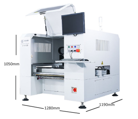 Charmhigh Máquina de recogida y colocación SMT 4 cabezas 50 alimentadores de alta gama