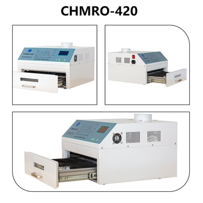 Aire caliente del horno 300*300m m del flujo de Charmhigh 420 + estación infrarroja de la calefacción de 2500w SMT