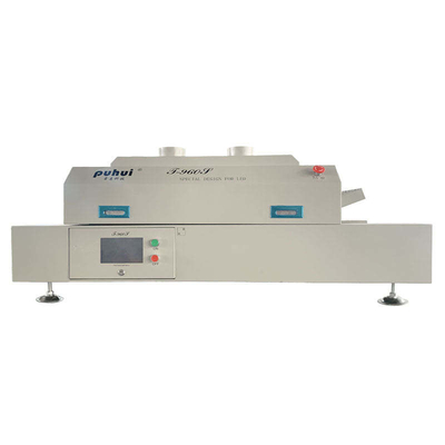 T960S SMT Horno de reflujo 960*300 mm Calentador de soldadura Pantalla táctil 5 Zona de temperatura