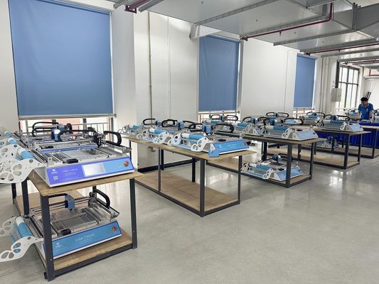 Máquina Pick and Place SMT de sobremesa CHMT48VB con 58 alimentadores y 2 cámaras de visión