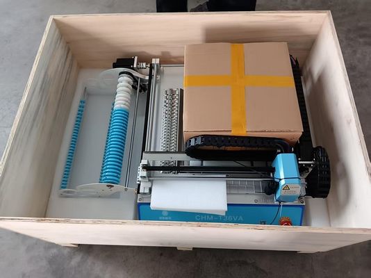 CHMT36VA SMT Máquina de recogida y colocación 2 cabezas 29 alimentadores Control de PC