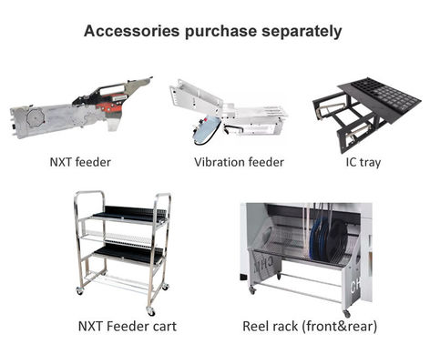 Semi-auto SMT Assembly Line with 6-Head TC06 Pick and Place