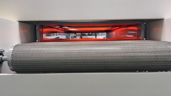 Horno de curado IR industrial con 6 zonas de calentamiento Temperatura máxima de 280 °C y control PID para secado de adhesivos de revestimiento de pintura