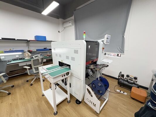 Línea de producción SMT semiautomática TC06 de 6 cabezales para ensamblaje de PCB y fabricación de PCBA