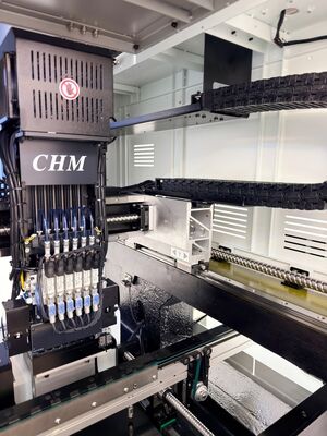 Máquina de recogida y colocación SMD de PCB universal totalmente automática con base CHM-551