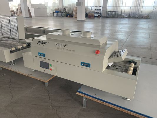 T960S SMT Horno de reflujo 960*300 mm Calentador de soldadura Pantalla táctil 5 Zona de temperatura