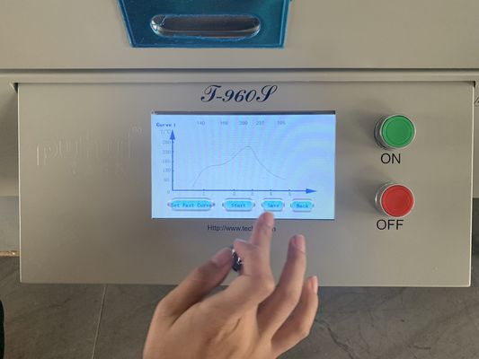 T960S SMT Horno de reflujo 960*300 mm Calentador de soldadura Pantalla táctil 5 Zona de temperatura
