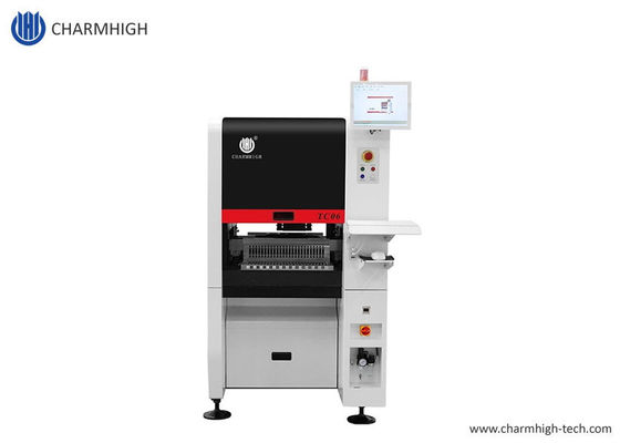 Nuevo diseño estrecho de alta precisión TC06 módulo SMT pick and place máquina 6 cabezas soporte 01005