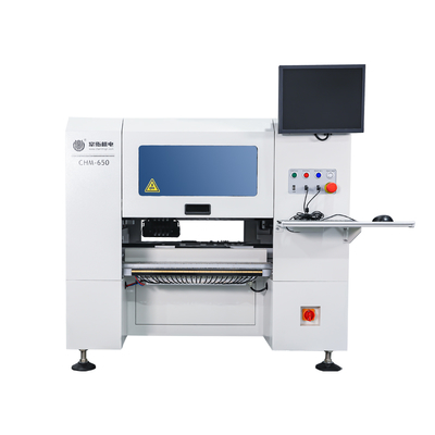 La selección de escritorio de SMT de las cabezas del genio 4 coloca la máquina con 50 alimentadores CHM-550