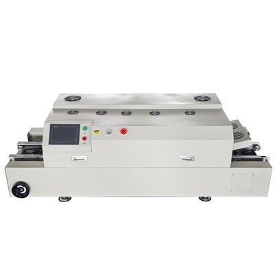 T981 Horno de reflujo de la cadena de banco sin plomo de 8 zonas BGA soldadura de PCB de doble cara