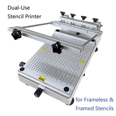 Plantillas de doble uso con marco y sin marco Manual SMT Soldador Pasta Impresora 4532